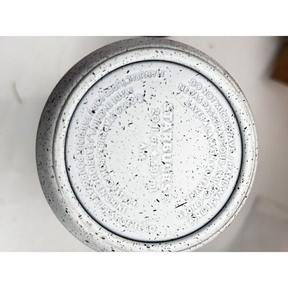 2020 Starbucks Gradient Blue White Black Speckled Stainless Steel Tumbler 20 oz. - Picture 10 of 10